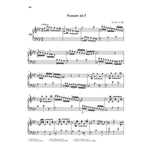 Henle Verlag Scarlatti Klaviersonaten IV