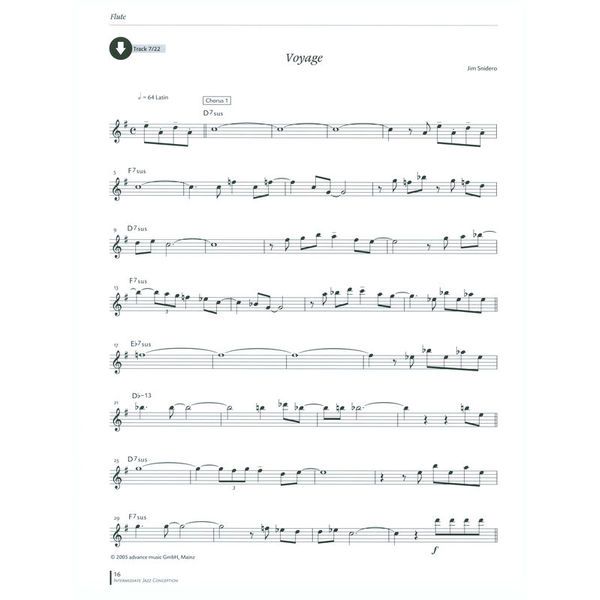 Advance Music Intermed Jazz Conception Flute