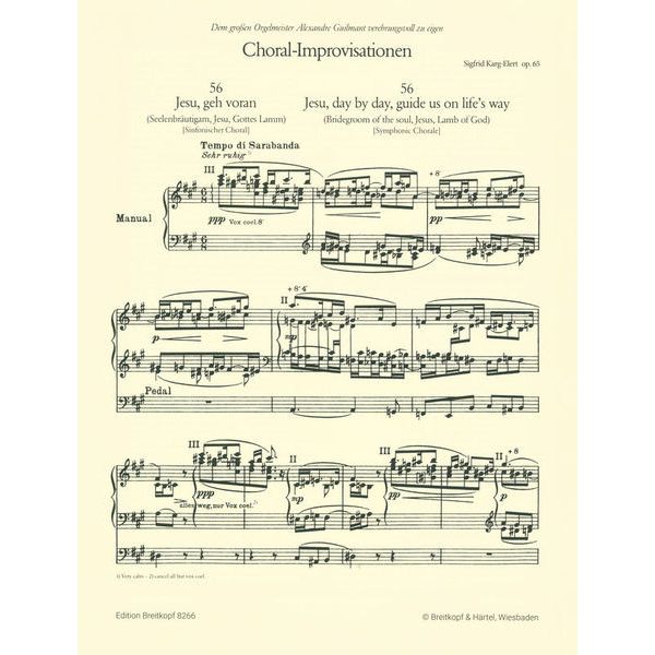 Breitkopf & Hrtel Choral-Improvisationen 6