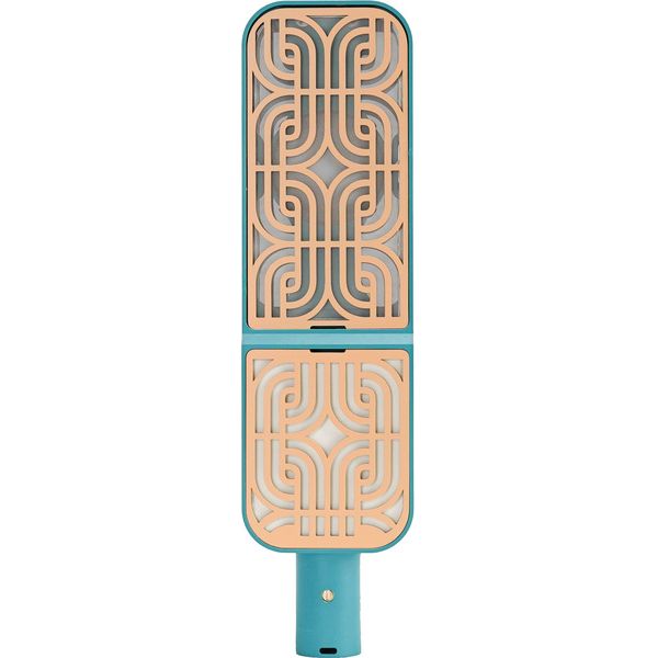 Ohma World Motif Condenser Teal & Apricot