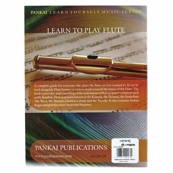 Pankaj Publications Learn to Play Flute / Bansuri