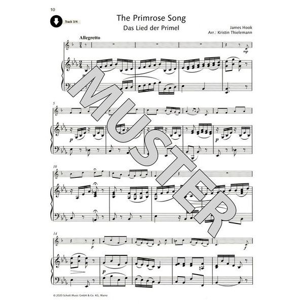 Schott Hook Sonaten und Spielstücke