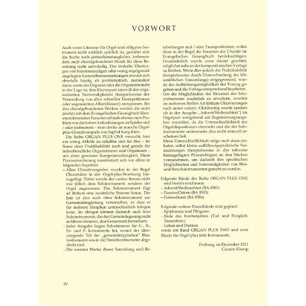 Brenreiter Organ Plus One Abendmahl