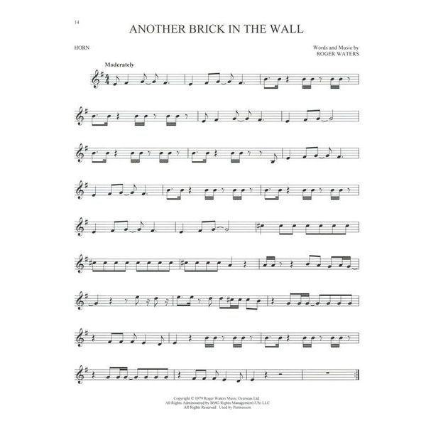 Hal Leonard 101 Popular Songs Horn