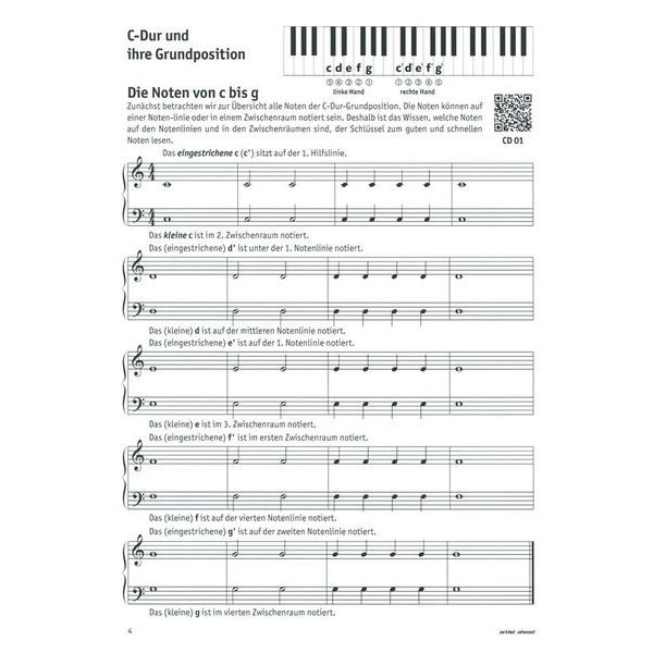 Artist Ahead Musikverlag Mein erstes Notentraining