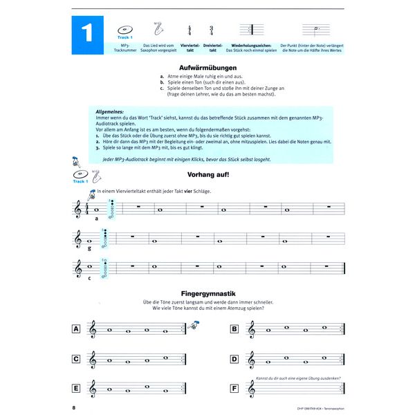 De Haske Hören Lesen Schule 1 Tenor Sax