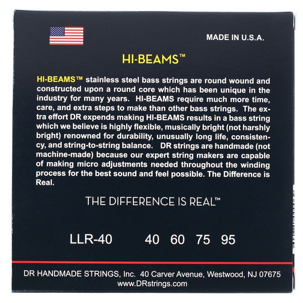 DR Strings Hi-Beams LLR-40