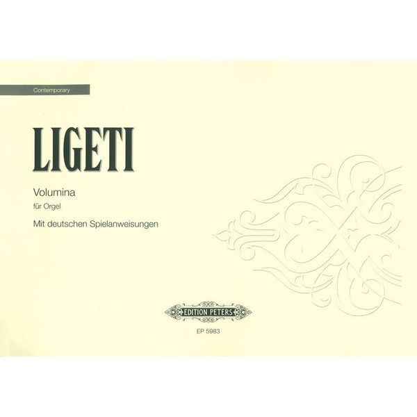 Edition Peters Ligeti Volumina