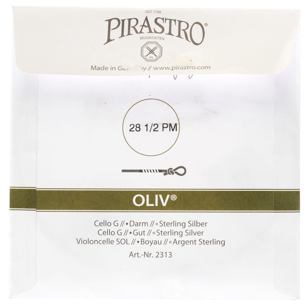 Pirastro Oliv Cello G 28 1/2 String 4/4