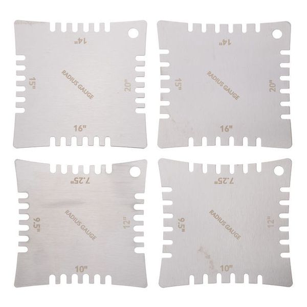 Harley Benton Radius Gauge Notched 4-Set