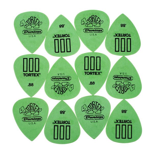 Dunlop Tortex III Riffle 088 Pack