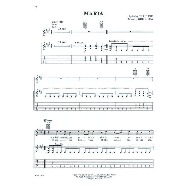 Alfred Music Publishing Green Day International Super