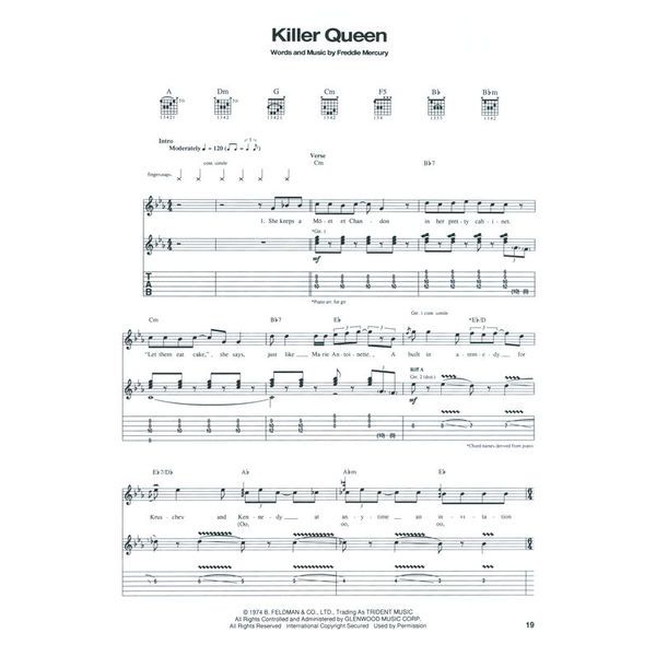 Hal Leonard Queen Greatest Hits Guitar