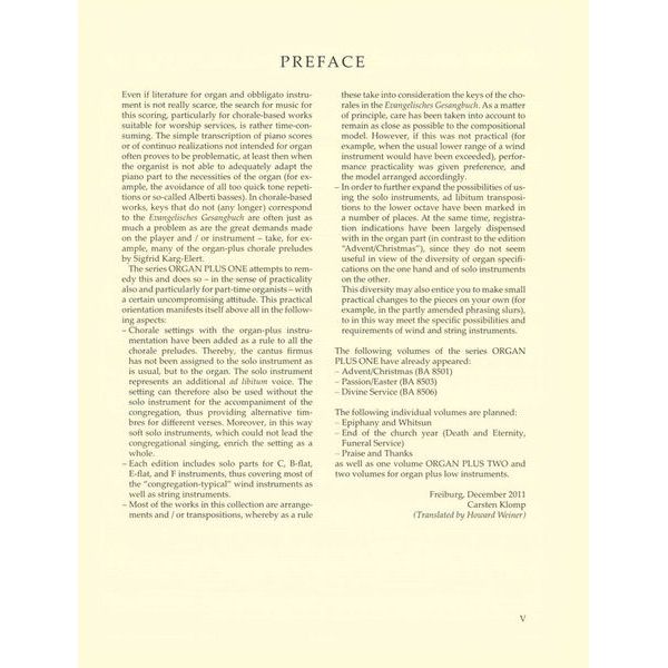 Brenreiter Organ Plus One Abendmahl