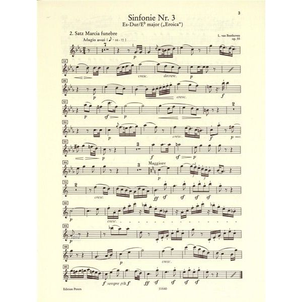 Edition Peters Orchester Probespiel Oboe