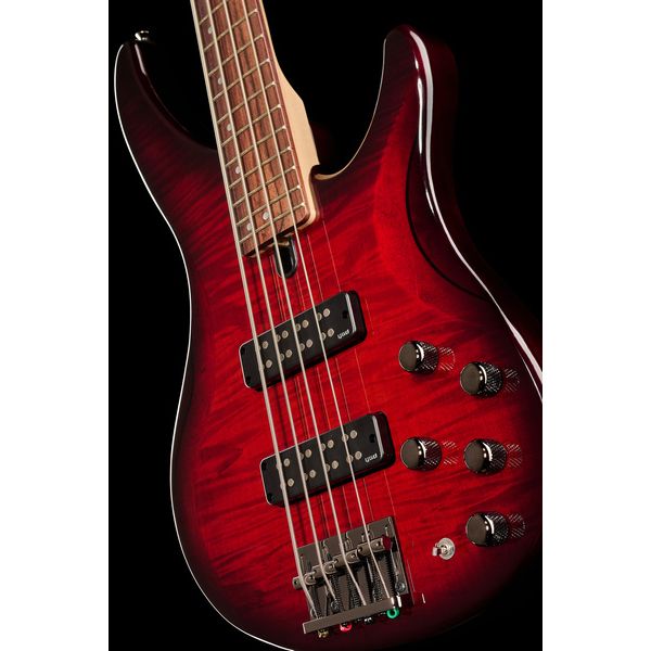 Yamaha TRBX604FM Dark Red Burst