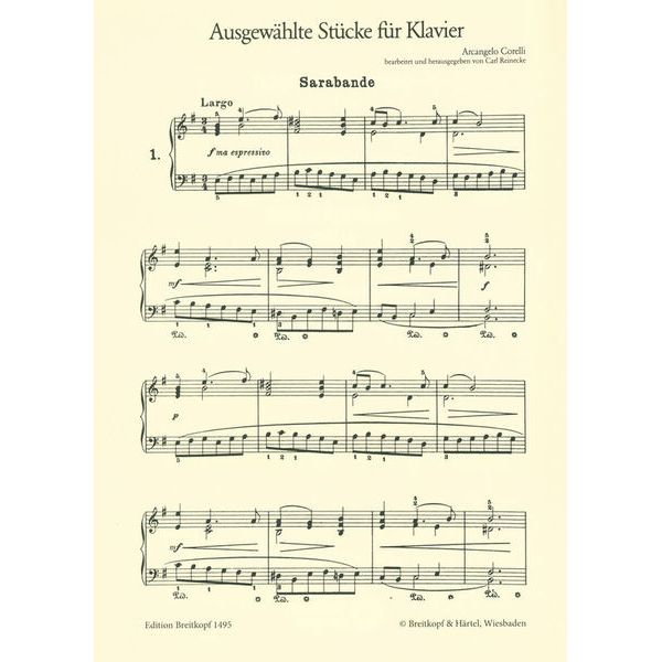 Breitkopf & Hrtel Corelli Ausgewhlte Stücke