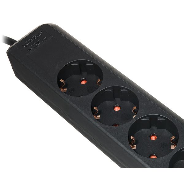 Brennenstuhl Eco-L 6 Way Split 1,5m BK