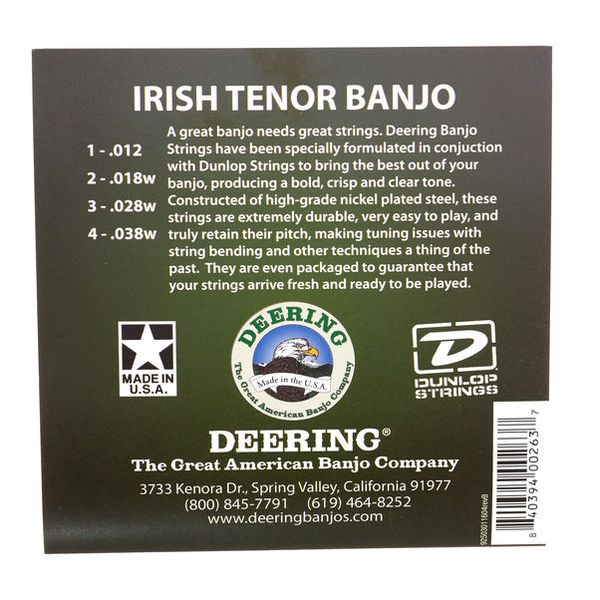 Deering Irish Tenor Banjo Set