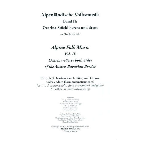 ocarinamusic Alpine Folk Music Ocarina II