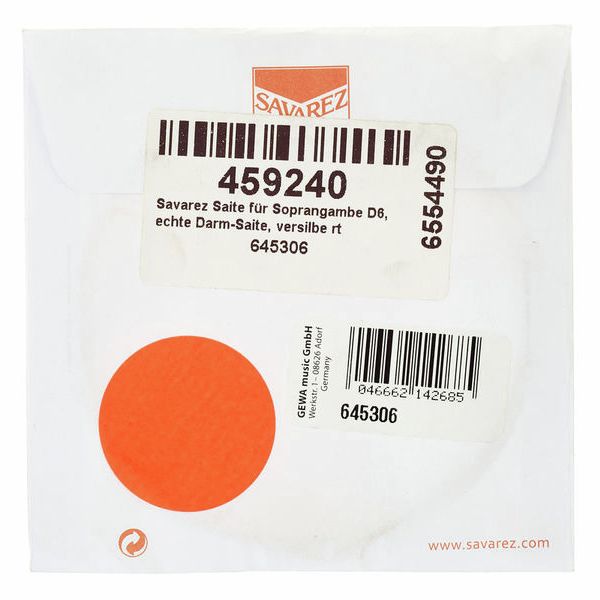 Savarez Treble Viola Da Gamba D6