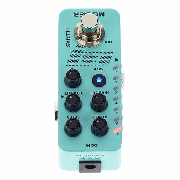 Mooer E7 Polyphonic Guitar Synth.