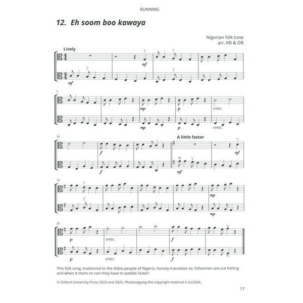 Oxford University Press Viola Time Duets