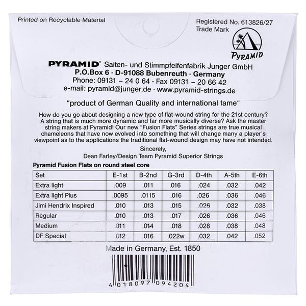 Pyramid Fusion Flats FF0942 ExtraLight