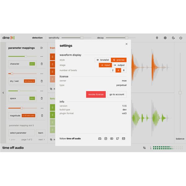 time off audio dime [tt]
