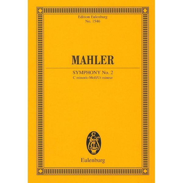 Edition Eulenburg Mahler Sinfonie Nr. 2 C-Moll