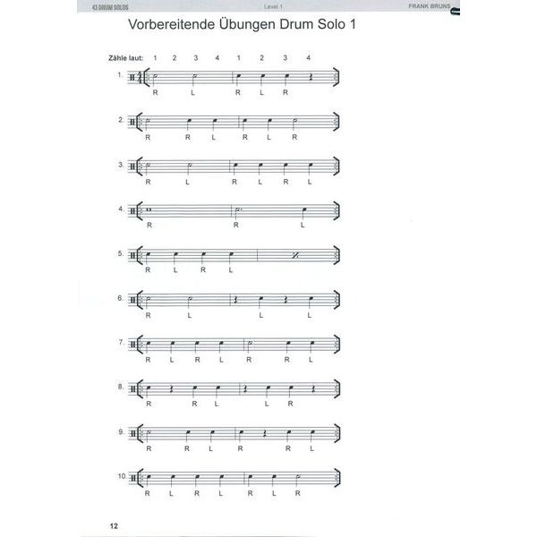 Leu Verlag 43 Drum Solos
