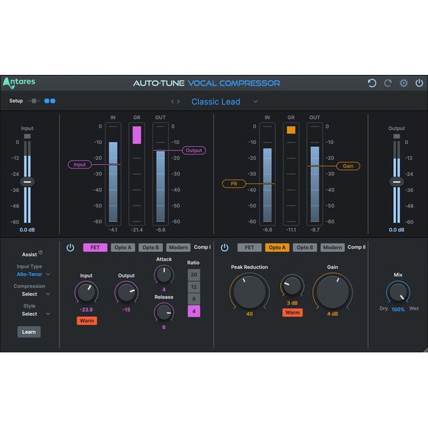 Antares AutoTune Vocal Compressor