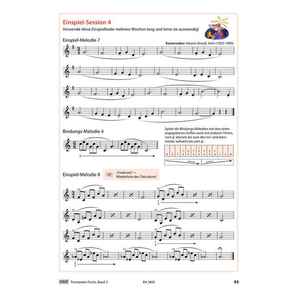 Hage Musikverlag Trompeten Fuchs 2