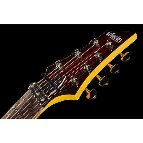 Schecter Demon 7 FR Crimson Red Burst