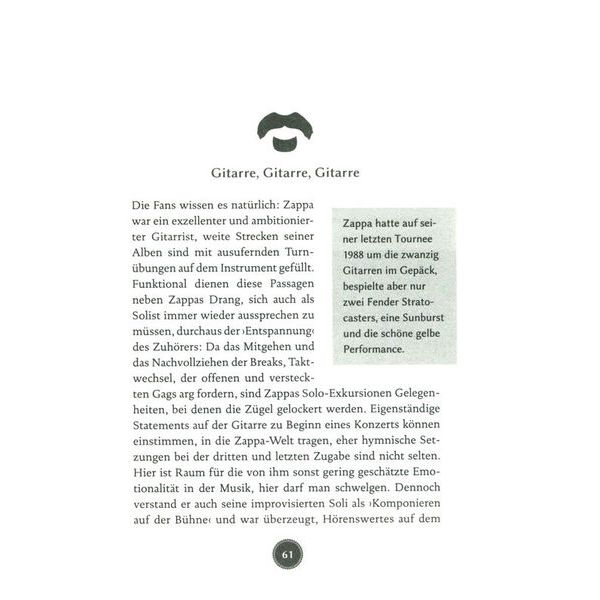 Reclam Verlag 100 Seiten Frank Zappa