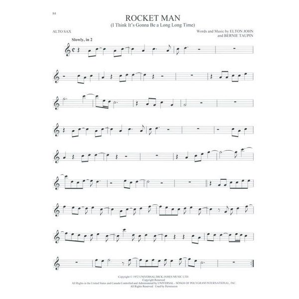 Hal Leonard 101 Popular Songs Alto Sax