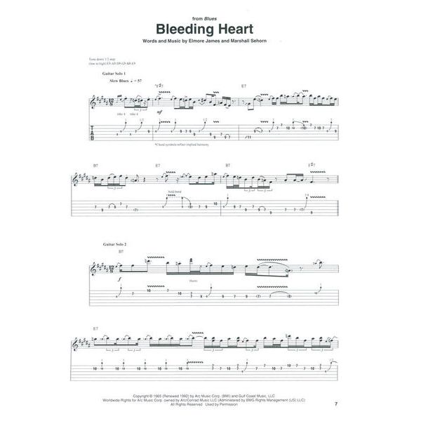 Hal Leonard Jimi Hendrix Omnibook