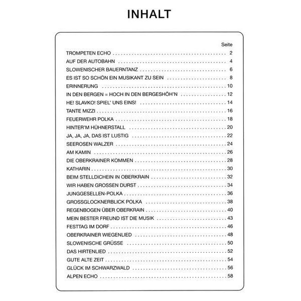 August Seith Musikverlag Avsenik Welterfolge rot