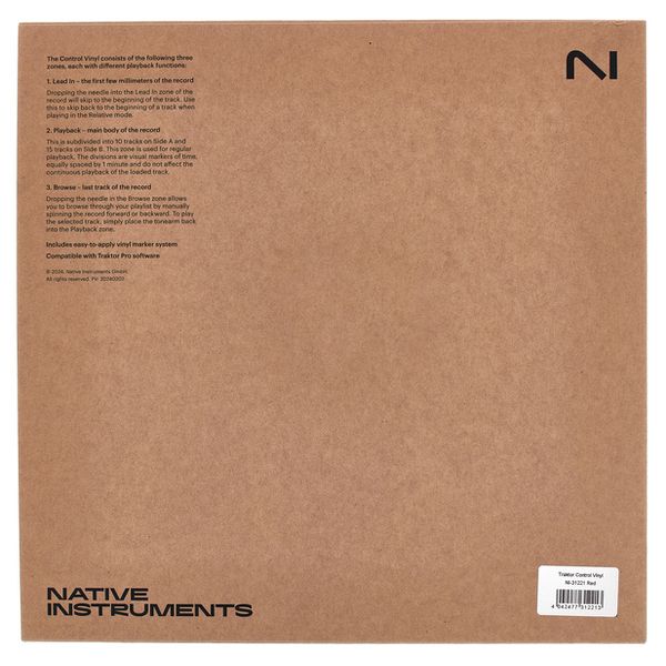 Native Instruments Traktor Control Vinyl Red
