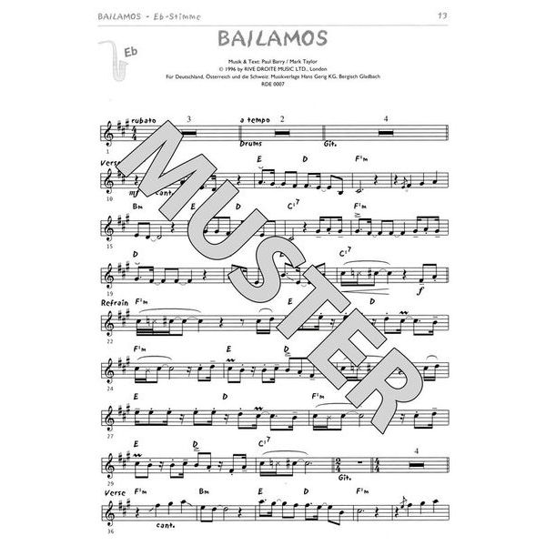 Gerig Musikverlag Latin Sax