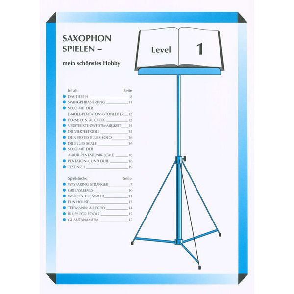 Schott Saxophon Spielen Hobby A-Sax 2