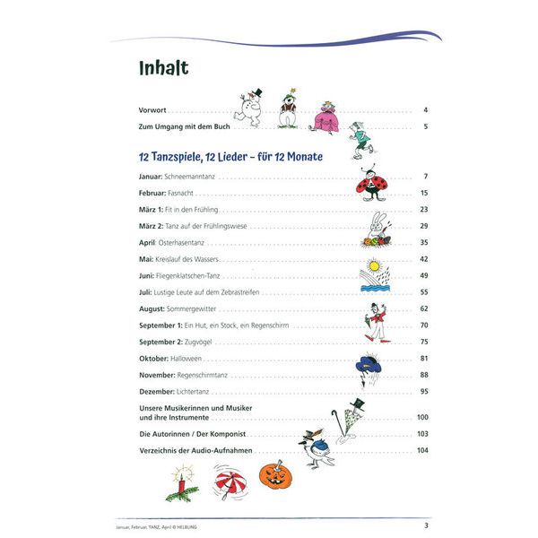 Helbling Verlag Januar, Februar, Tanz, April