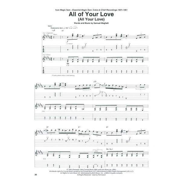 Hal Leonard Tab+ 25 Top Blues Songs