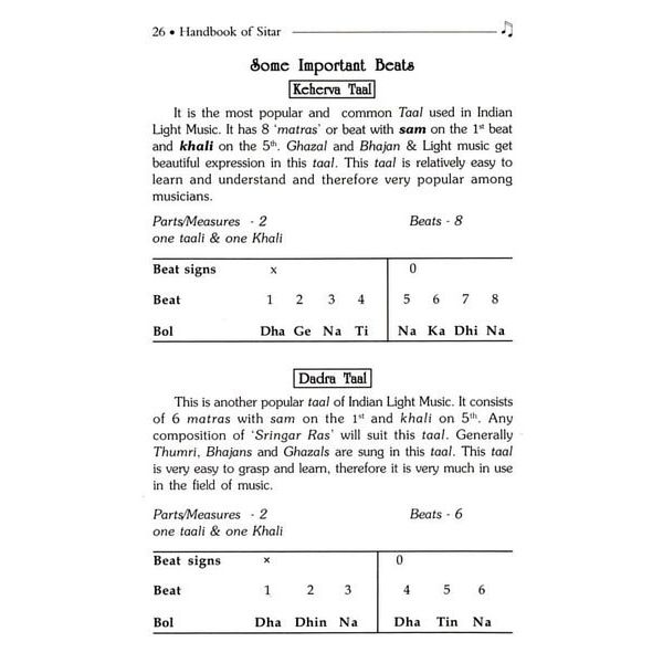 Pankaj Publications Handbook of Sitar