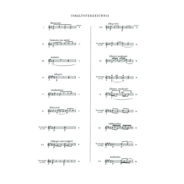 Universal Edition Sor 12 leichte Etüden