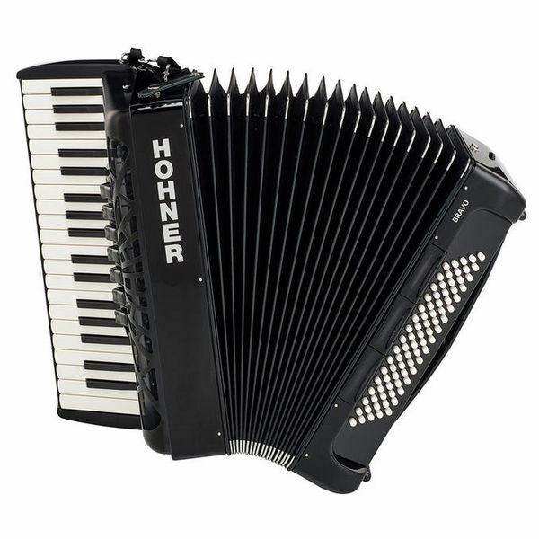 Hohner Bravo III 80 Black silent key