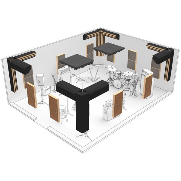 t.akustik Rehearsal Room Set L Prof.