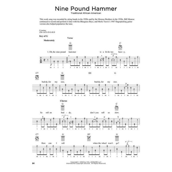 Hal Leonard 50 First Bluegrass Songs Banjo