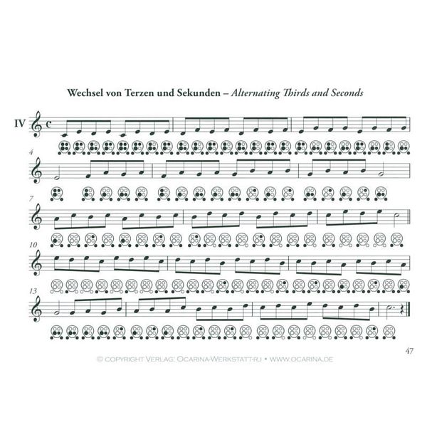 ocarinamusic Tutor for 4 and 6 hole Ocarina