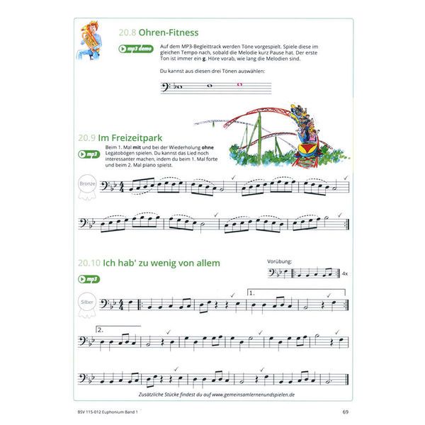 Blser-Schulen-Verlag Gemeinsam Lernen 1 Euphonium